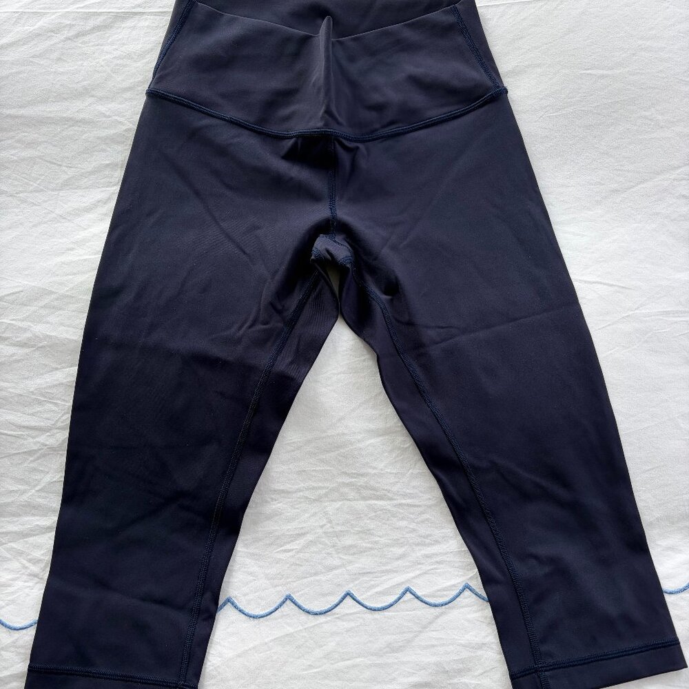 LULULEMON 3/4 legging navy blue